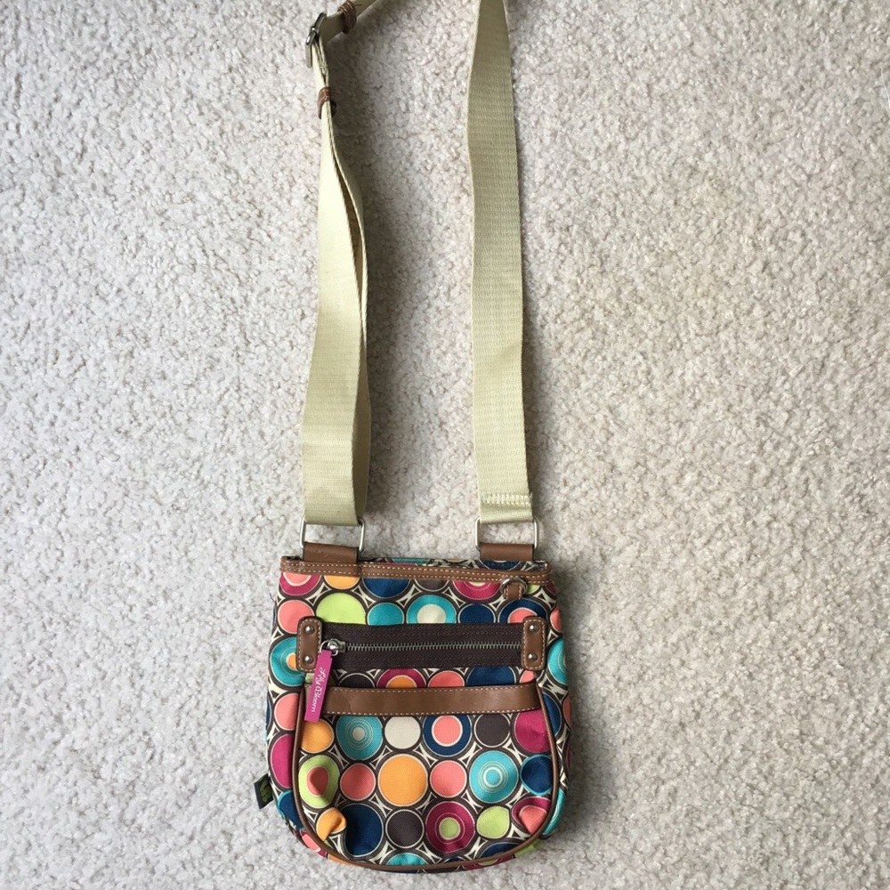 Lily Bloom Multi-Color Circle Crossbody Bag - image 1